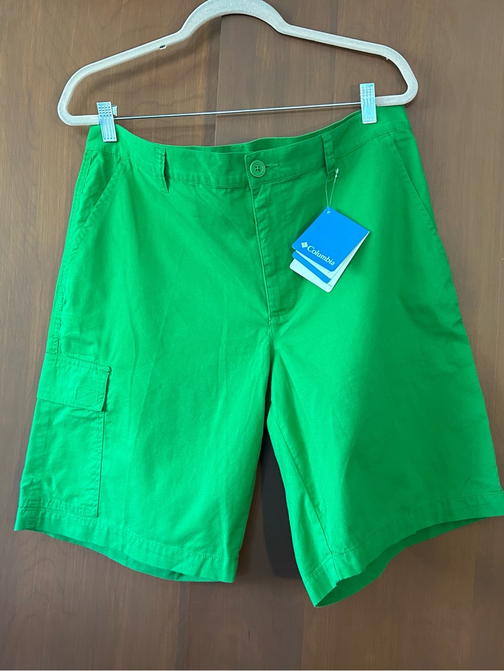 NWT Columbia Bright Green Casual Shorts